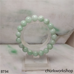 Light bluish green beads bracelet