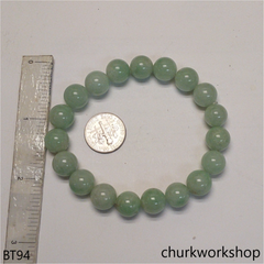 Light bluish green beads bracelet