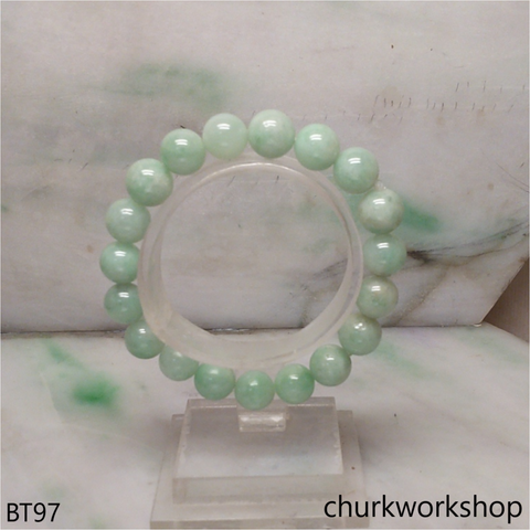 Light green beads bracelet