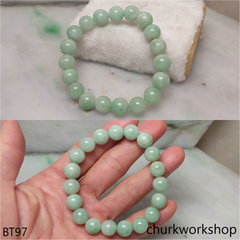 Light green beads bracelet