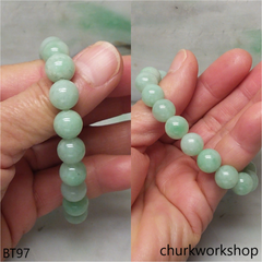 Light green beads bracelet