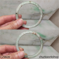 Mix color jade bangle