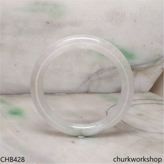 Light green jade bangle