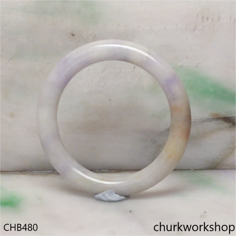 Lavender with brownish jade bangle