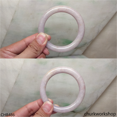 Lavender jade bangle