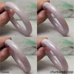 Lavender jade bangle