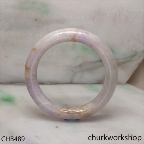 Lavender jade bangle