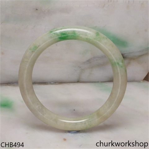 Green jade bangle