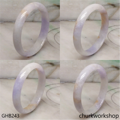 Small lavender jade bangle