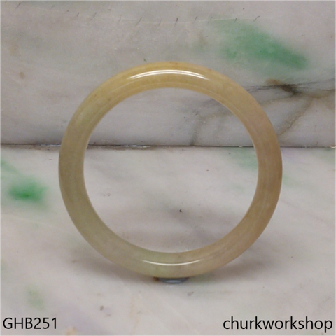 Brownish small jade bangle