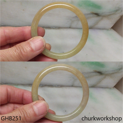 Brownish small jade bangle