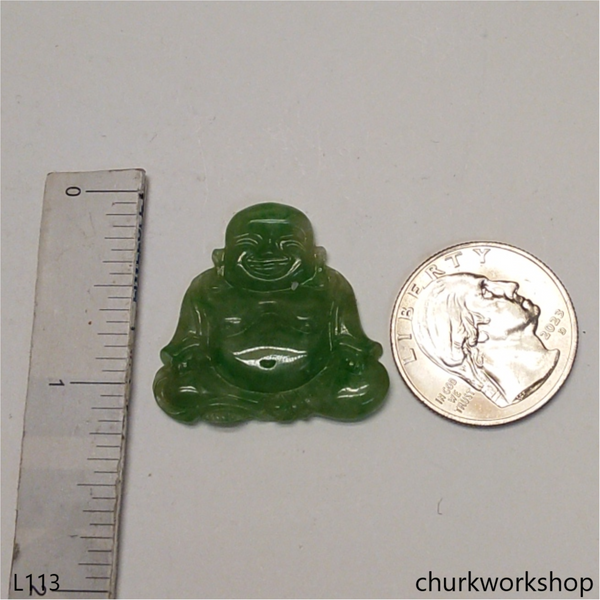 Green jade Happy Buddha – Churk Work Shop