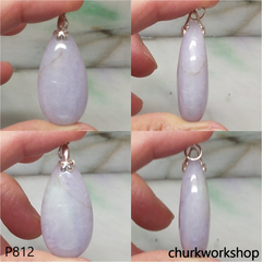 Lavender jade pendant