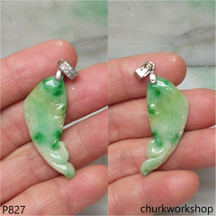 Jade fish pendant