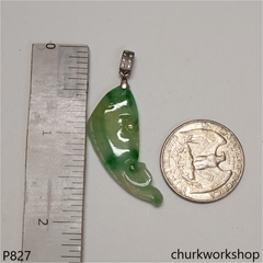 Jade fish pendant