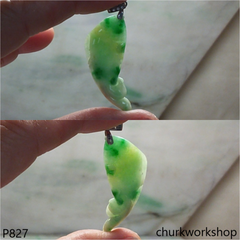 Jade fish pendant