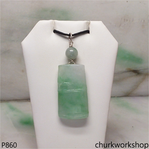 Light green jade pendant