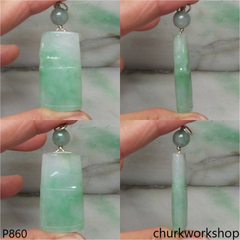 Light green jade pendant