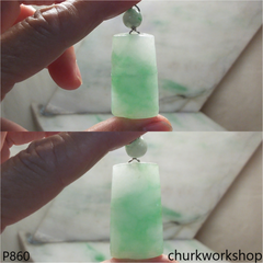 Light green jade pendant