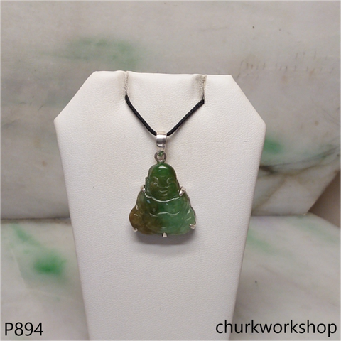 Jade happy Buddha pendant