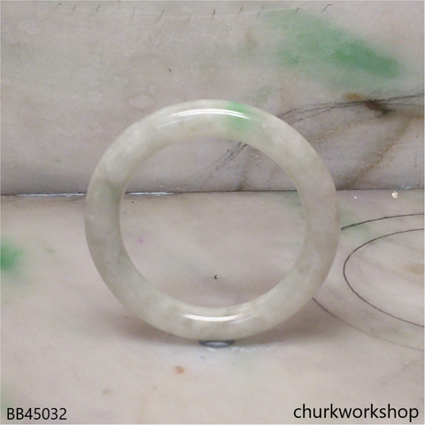 Pale green jade baby bangle