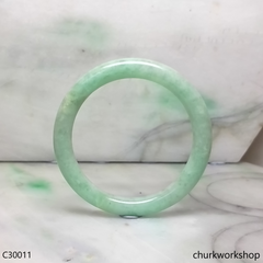 Light green jade bangle