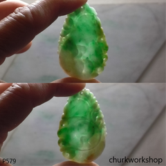 Jade carved pendant.