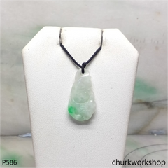 White jade fish pendant