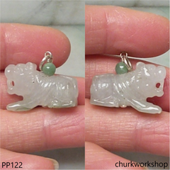 Small jade tiger pendant