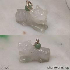 Small jade tiger pendant