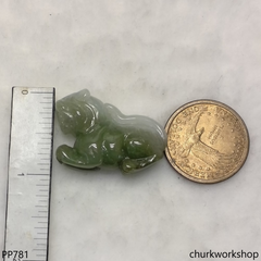 Jade tiger pendant