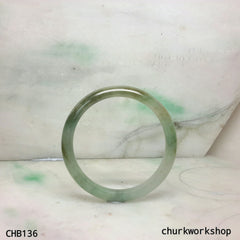 Small multi-color jade bangle