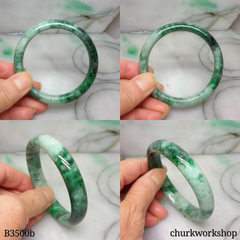 Green jade bangle